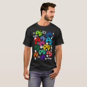 Funny Video Game Controller for Gamers Boys Kids T Tシャツ (正面フル)