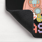Funny Video Game Easter Bunny Gaming Controller Ga マウスパッド (コーナー)