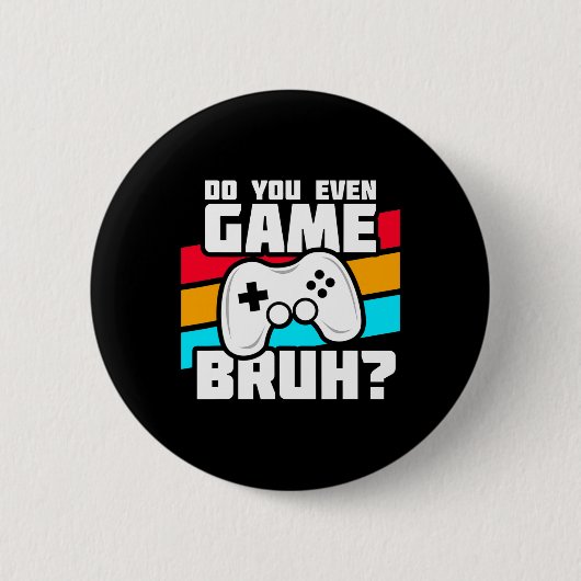 Funny Video Gamer - Pc Console Gaming - Video Game 缶バッジ (正面)