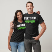 Funny Video Games Certified Gamer Controller Gamin Tシャツ (ユニセックス)