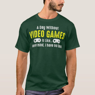 Funny Video Games Shirt Gamer Gaming Tee for Men W Tシャツ