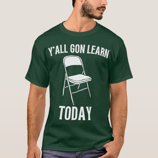 Funny video viral folding chair Alabama meme boat  Tシャツ (正面)