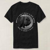 Funny Vietnamese Pot-Bellied Pig Saying Premium  Tシャツ (デザイン正面)