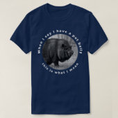 Funny Vietnamese Pot-Bellied Pig Saying Tシャツ (デザイン正面)