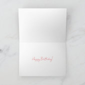 Funny Viking Birthday Card カード (内部)