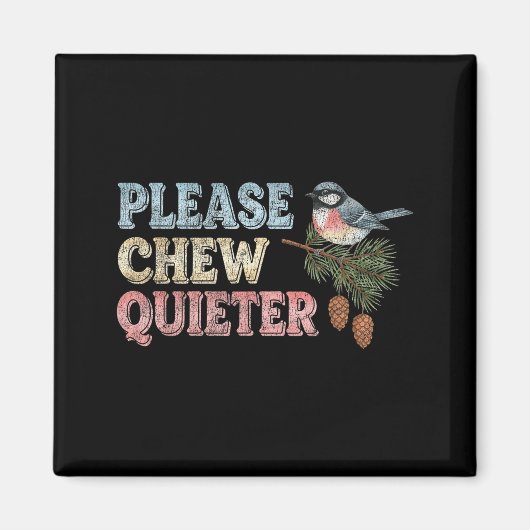 Funny Vintage Bird Nature Bird Watchers  マグネット (正面)