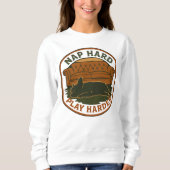 Funny Vintage French Bulldog Lover スウェットシャツ (正面)