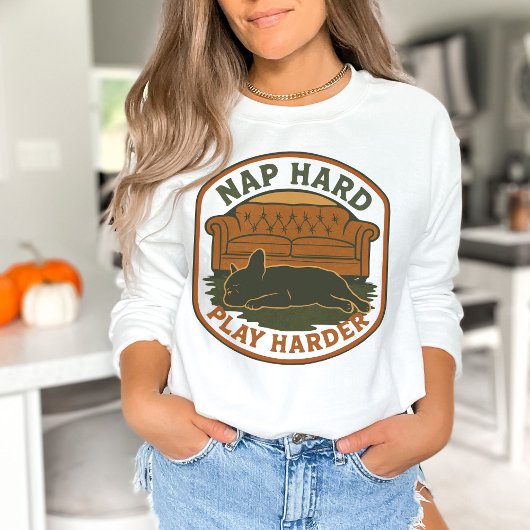 Funny Vintage French Bulldog Lover スウェットシャツ