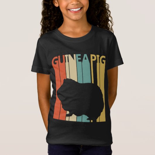 Funny Vintage Guinea Pig Tシャツ (正面)