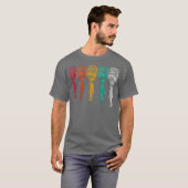 Funny Vintage Karaoke - Karaoke Singer Retro Tシャツ (正面フル)