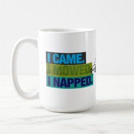 Funny vintage lawn mower mowing dad joke honey do  コーヒーマグカップ