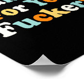 Funny Vintage-style Tops Quote  ポスター (角)