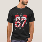 Funny Viral 67 Candy Canes Santa Funny Holiday Kid Tシャツ (正面)