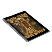 Funny Viral-Style Cartoon | Meme Aesthetic Art ノートブック (右側)