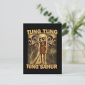 Funny Viral-Style Cartoon | Meme Aesthetic Art ポストカード (スタンド正面)