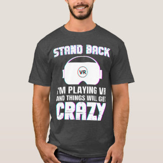 Funny VR Gaming Design For Men Women Virtual Reali Tシャツ