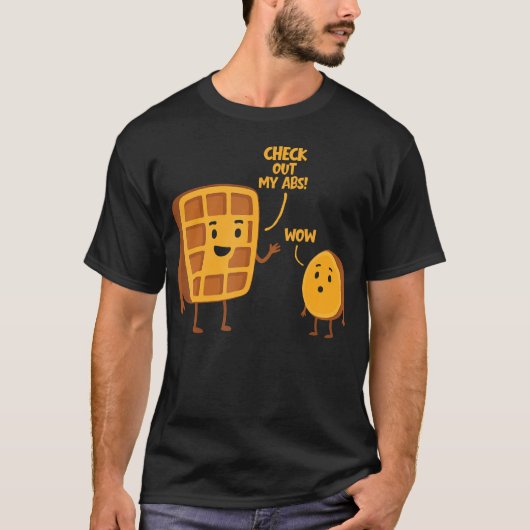 Funny Waffle Themed For Waffle Lover Waffle Wednes Tシャツ (正面)