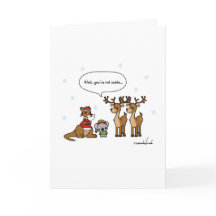 Funny Wait You're Not Santa Christmas Card