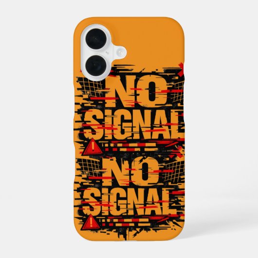 Funny Warning Phone Case – “Does Not Signal As If iPhone 16ケース (裏面)