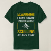 Funny Warning Sculling Tシャツ (デザイン正面)
