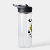 Funny Warning Sign Golf Cart Personalised ウォーターボトル (右面)