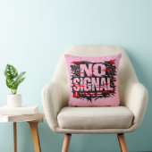 Funny Warning Throw Pillow – “Does Not Signal As I クッション (椅子)
