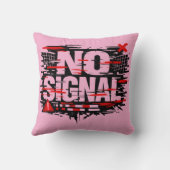Funny Warning Throw Pillow – “Does Not Signal As I クッション (裏面)