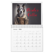 Funny Warrior Dog Lovers 2026 Wall Calendar カレンダー (1月 2026)