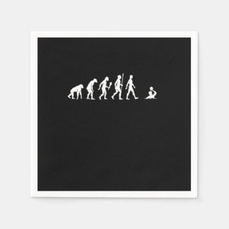Funny Water Polo Evolution Water Polo Player Gift スタンダードカクテルナプキン