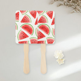 Funny Watermelon Fans - Fresh Fruit Summer Fans  ハンドファン