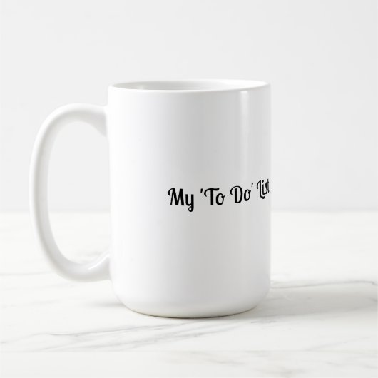 Funny Waved Goodbye Mug コーヒーマグカップ (左)