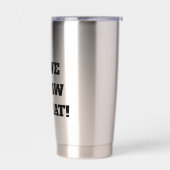 Funny “We Saw That” Santa and Jesus Design 保温保冷タンブラー (左面)