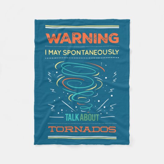 Funny Weather Man Quotes  フリースブランケット (正面)