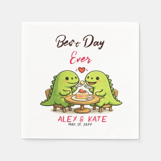 Funny Wedding  スタンダードカクテルナプキン (正面)