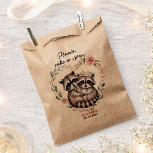 Funny Wedding フェイバーバッグ (クリップ留めされた状態)