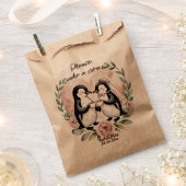 Funny Wedding フェイバーバッグ (クリップ留めされた状態)