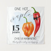 Funny Wedding Anniversary Backdrop タペストリー (正面)