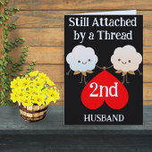 Funny Wedding Anniversary Cards for Him – Year 2 カード
