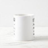 Funny Wedding Merch Custom Wedding Favor Keepsake コーヒーマグカップ (中央)