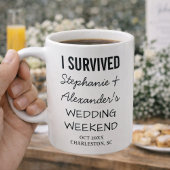 Funny Wedding Merch Custom Wedding Favor Keepsake コーヒーマグカップ