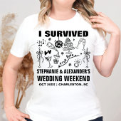 Funny Wedding Merch Custom Wedding Favor Keepsake Tシャツ