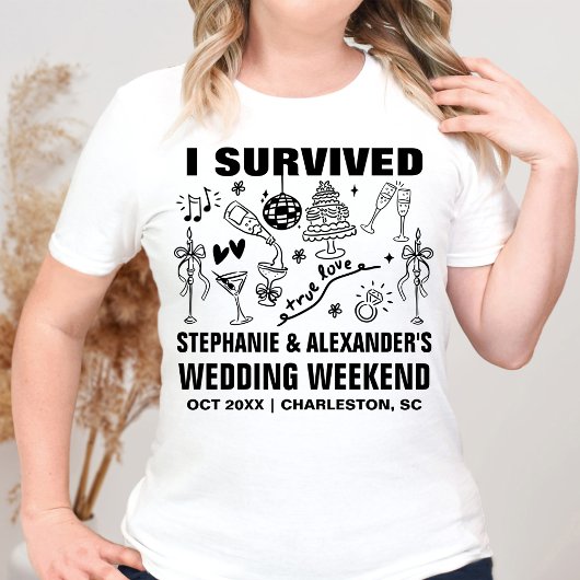 Funny Wedding Merch Custom Wedding Favor Keepsake Tシャツ
