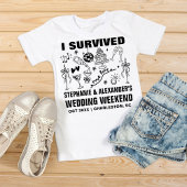 Funny Wedding Merch Custom Wedding Favor Keepsake Tシャツ