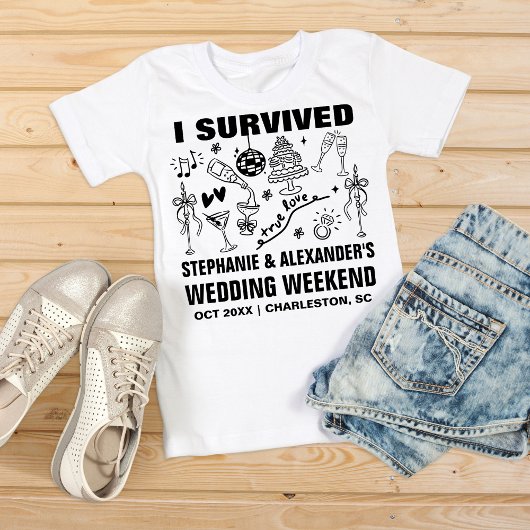 Funny Wedding Merch Custom Wedding Favor Keepsake Tシャツ