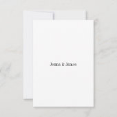 Funny Wedding RSVP Card (裏面)
