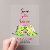 Funny Wedding Save the Date  アクリル招待状 (インサイチュ (ポータブル))