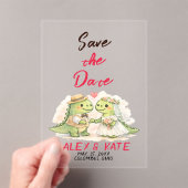 Funny Wedding Save the Date  アクリル招待状 (インサイチュ (ポータブル))