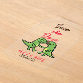 Funny Wedding Save the Date  アクリル招待状 (レイダウン)