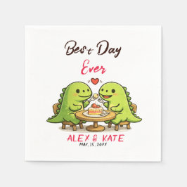 Funny Wedding Save the Date  スタンダードカクテルナプキン