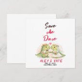 Funny Wedding Save the Date  招待状 (正面/裏面)